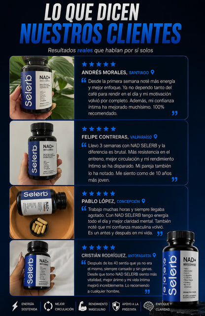 SELERB NAD MEN´S COMPLEX | Energía y Vitalidad Masculina