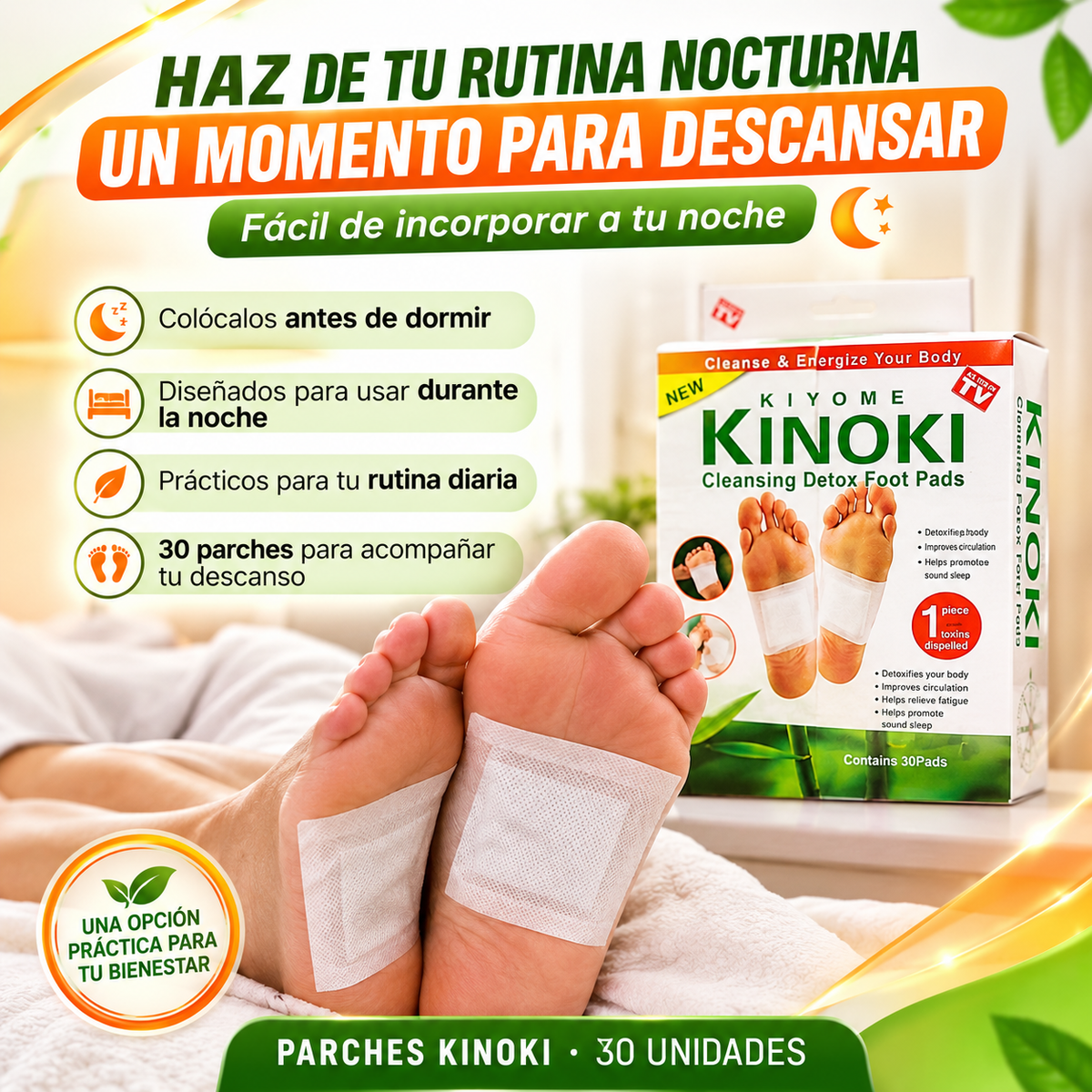 Night's Rest | Parches Kinoki